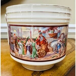 Verbanum Stone Laveno SCI Large Earthenware Ceramic Roman Planter Flower Pottery